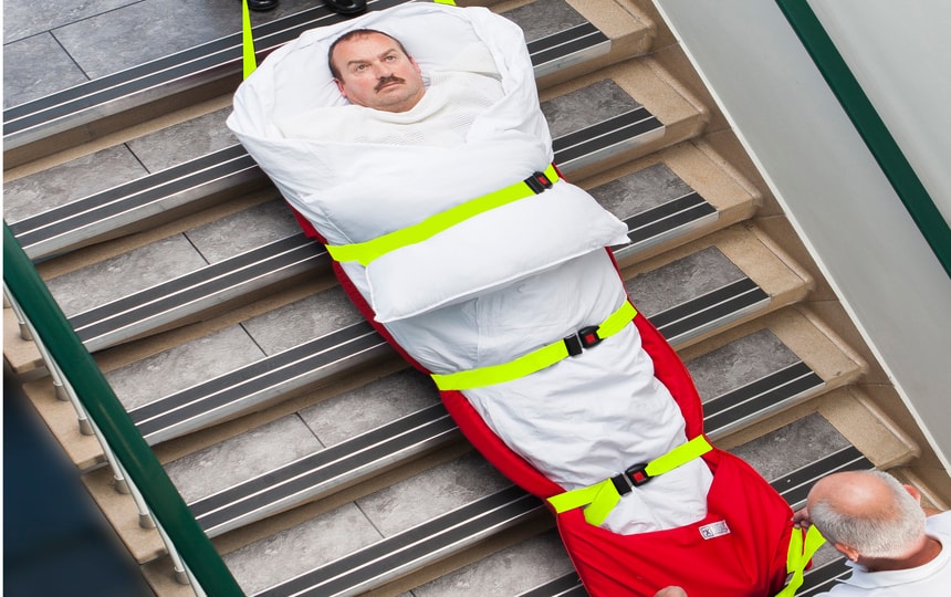 Patient Evacuation Ski Pad