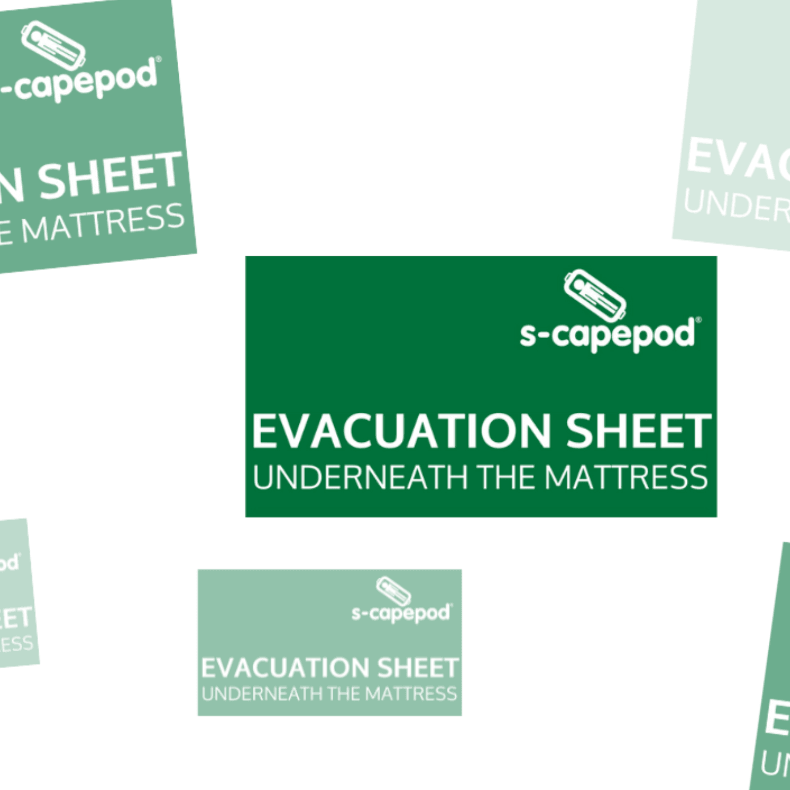 Evacuation stickers