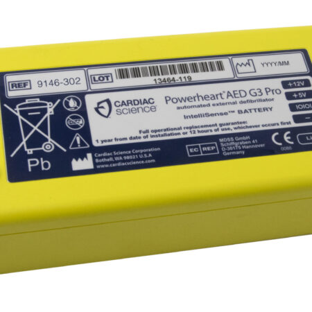 Powerheart G3 AED Intellisense Battery Lithium (yellow)